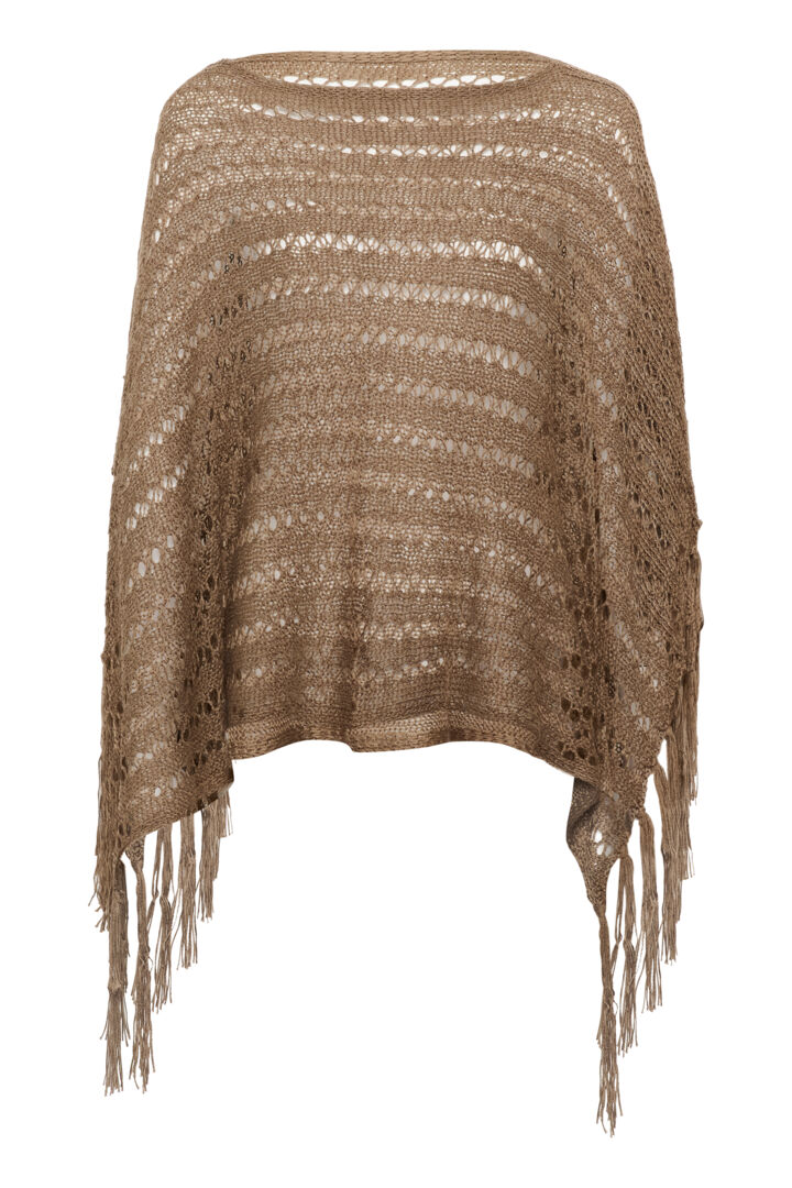 Poncho à franges Alpah