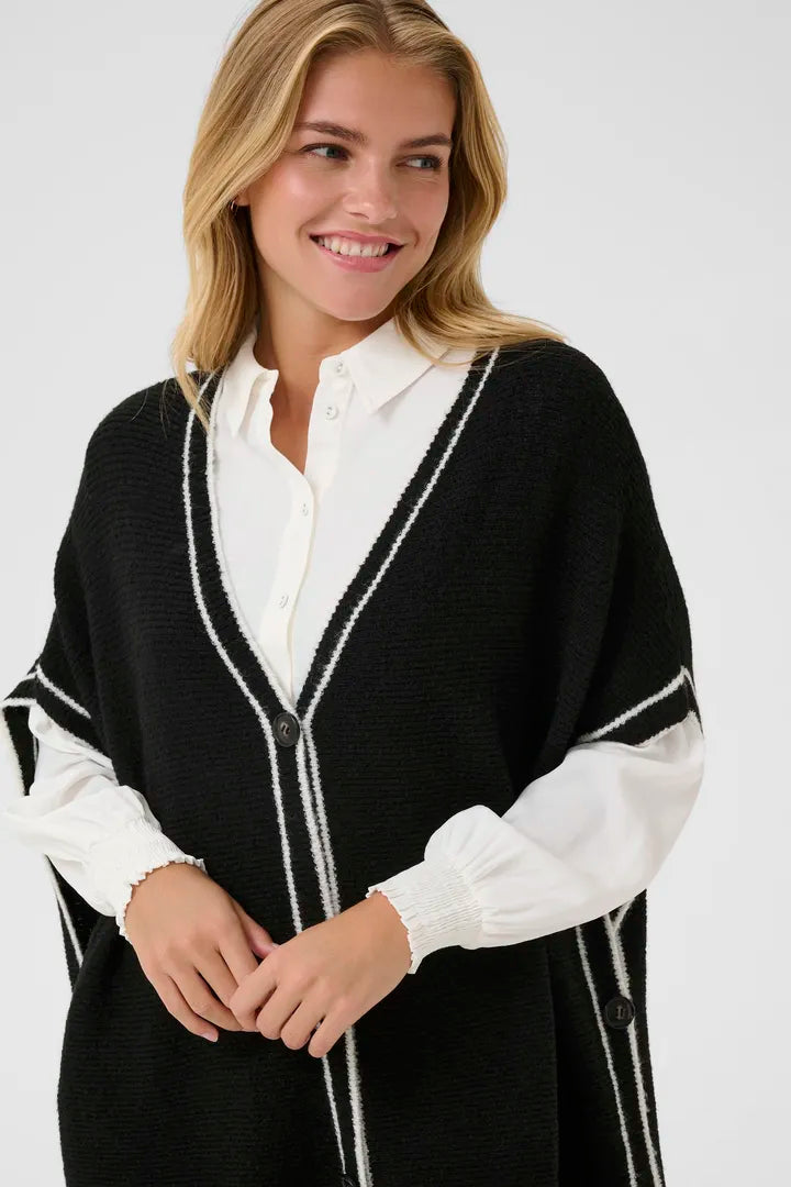 Poncho tendance à boutons Rams