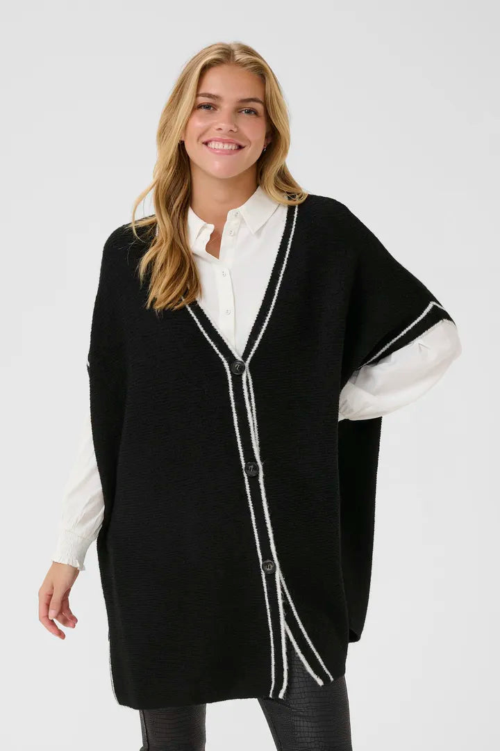 Poncho tendance à boutons Rams