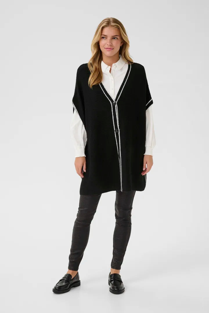 Poncho tendance à boutons Rams