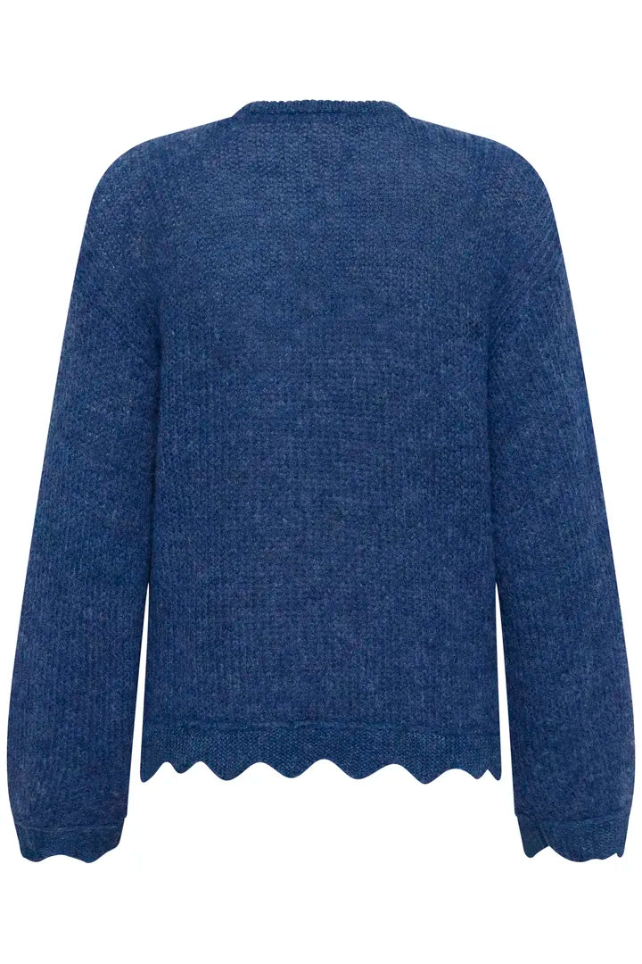 Pull original avec finitions angulaires en v Niso