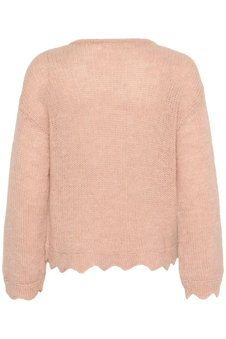 Pull original avec finitions angulaires en v Niso