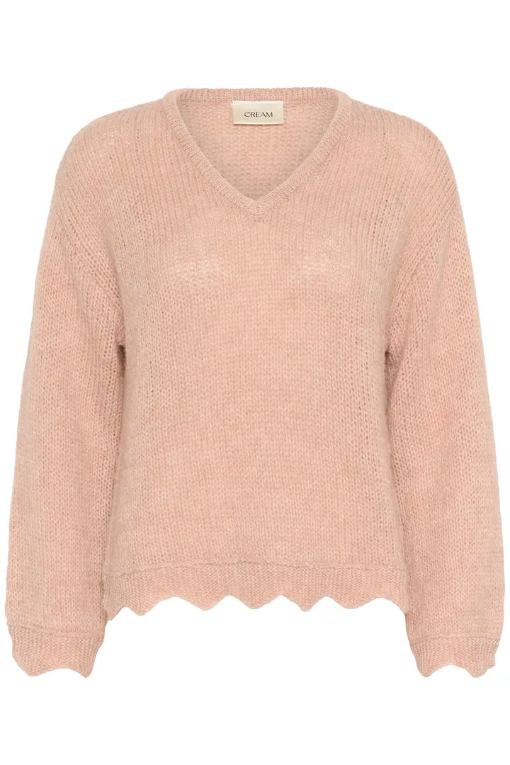 Pull original avec finitions angulaires en v Niso