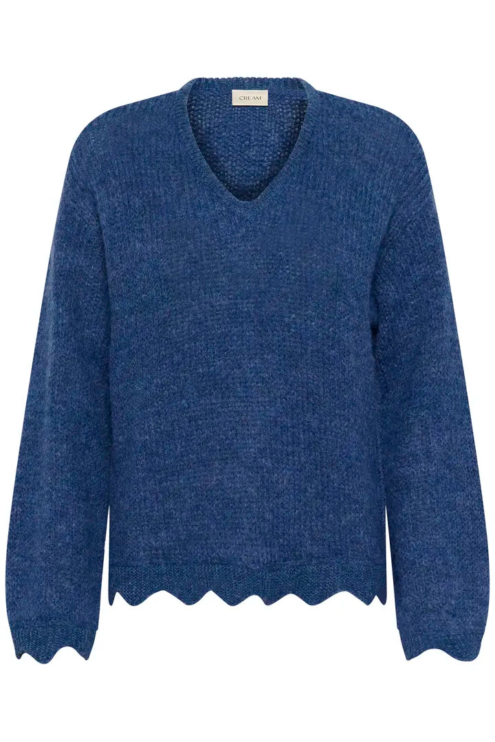 Pull original avec finitions angulaires en v Niso