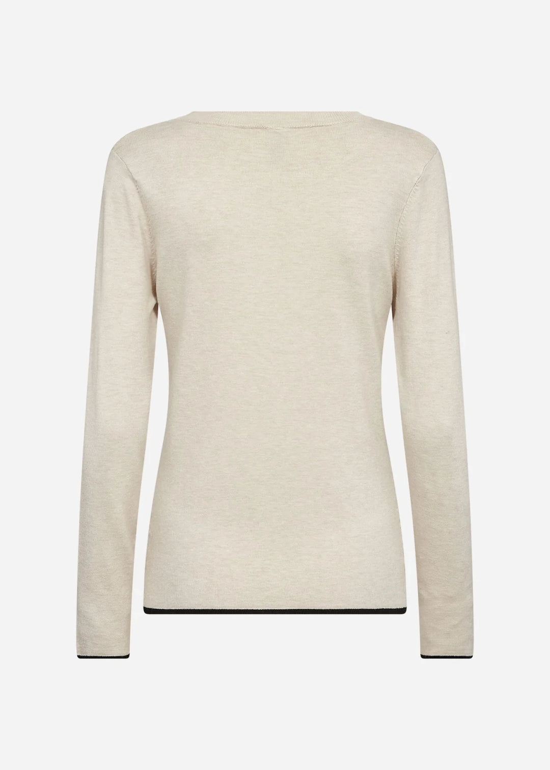 Pullover avec extrémités contrastées