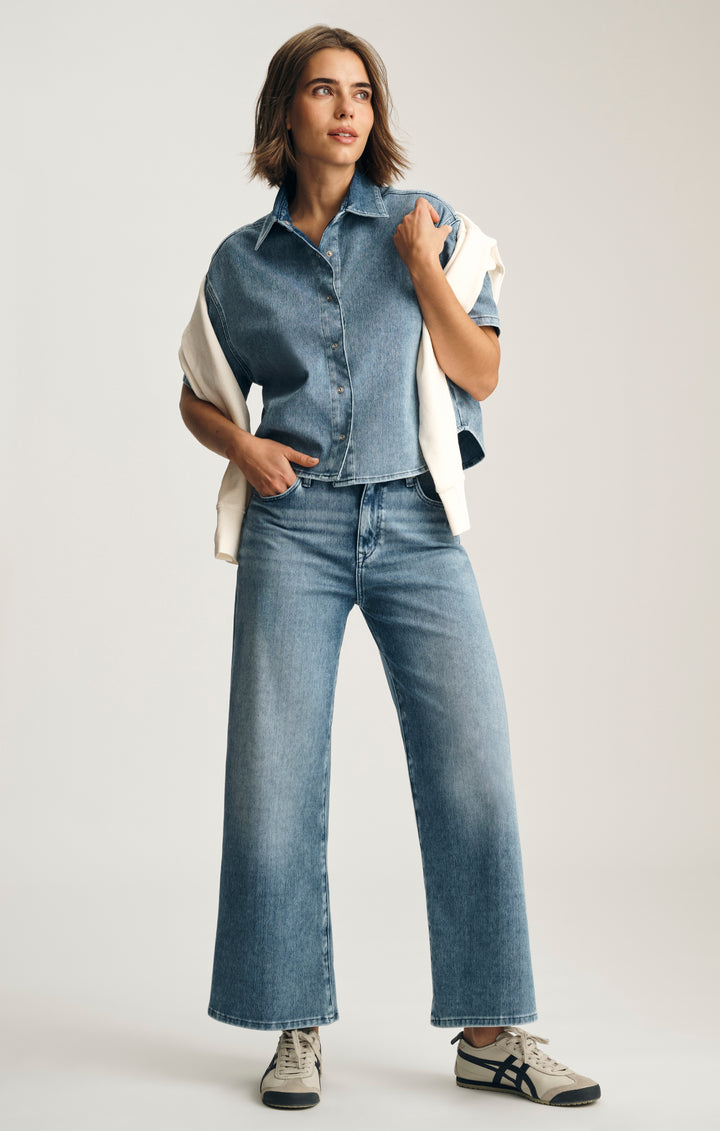 Pantalon large Paloma – confort extensible