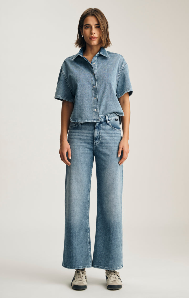 Pantalon large Paloma – confort extensible