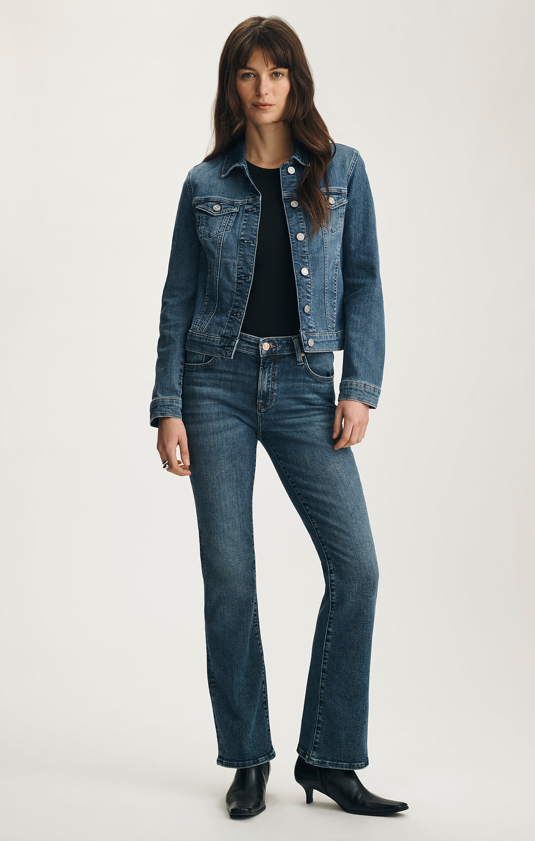 Veste en denim Samantha – Classique et confort extensible