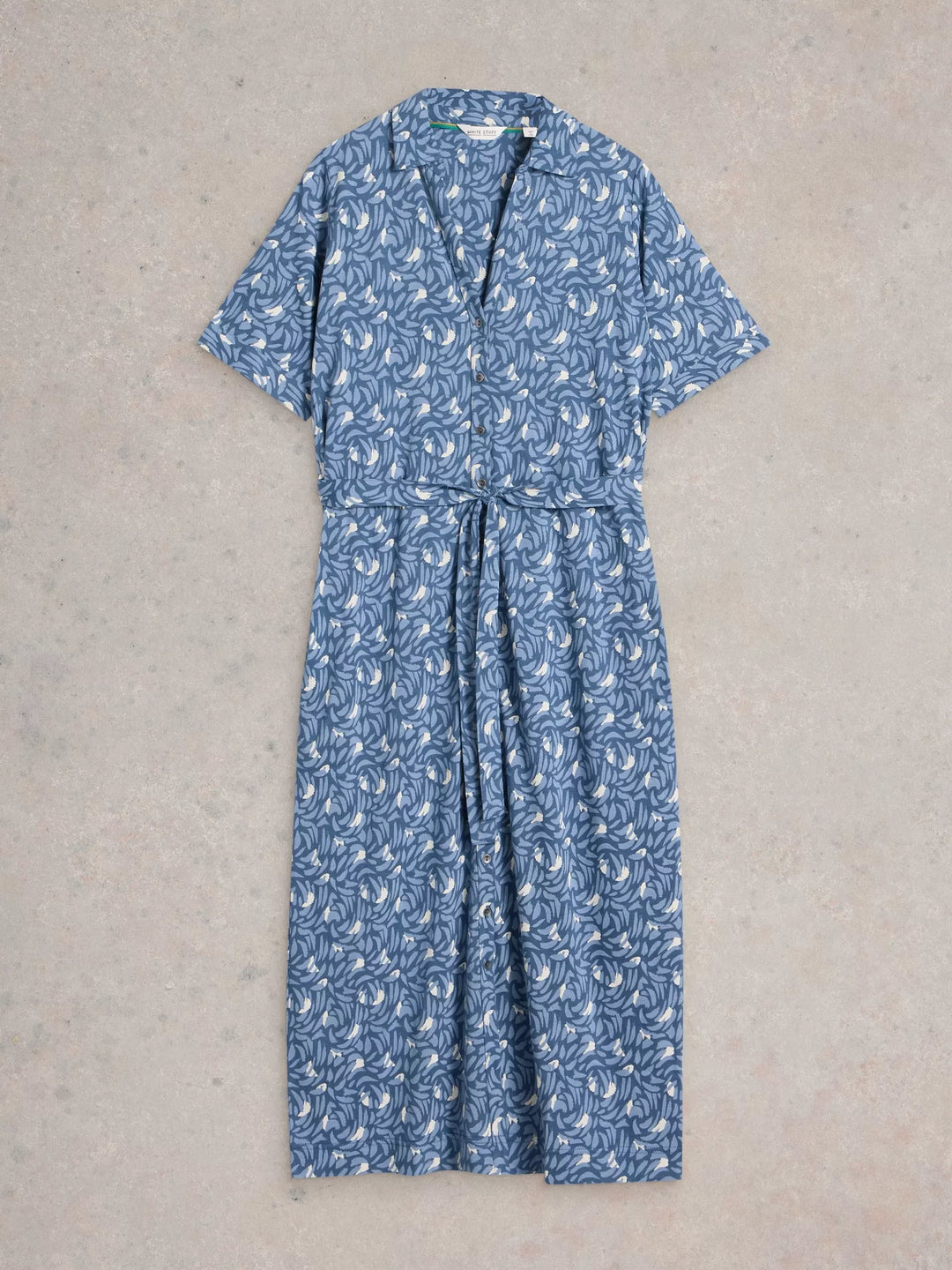 Robe-chemise bleue Annie