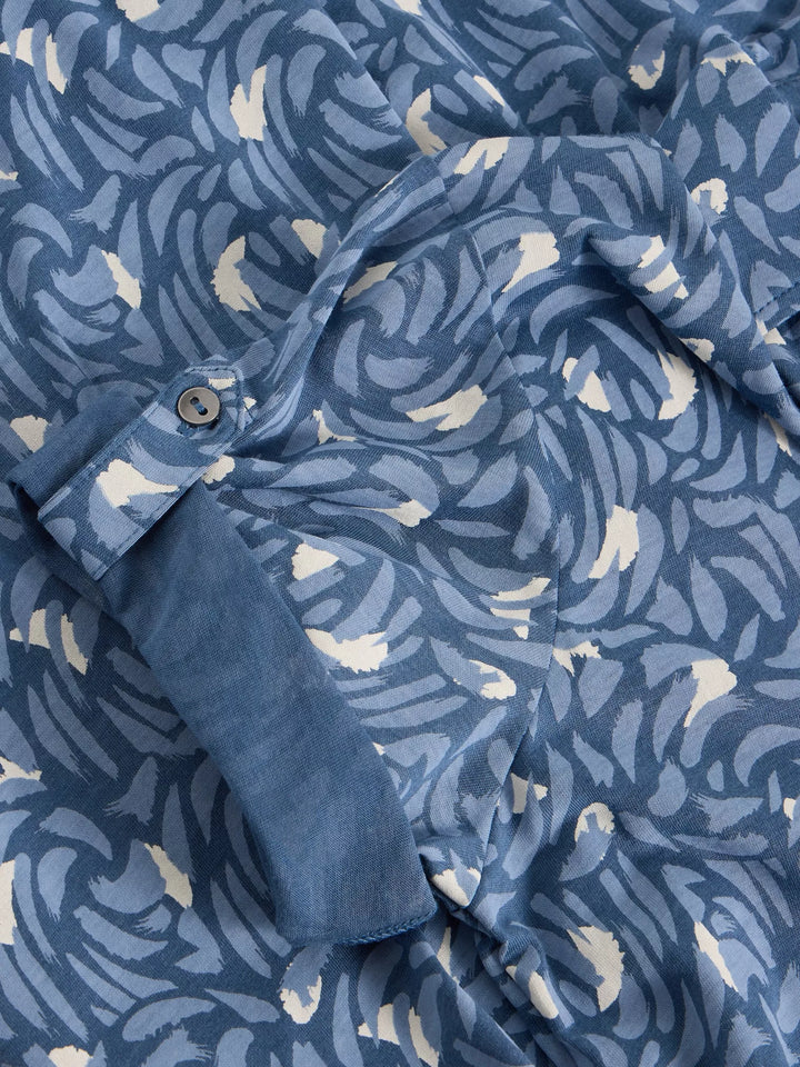 Robe-chemise bleue Annie