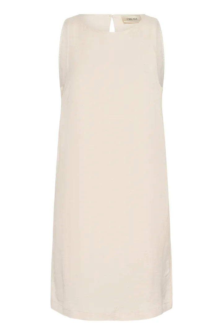 Robe aux lignes simples en lin Linna