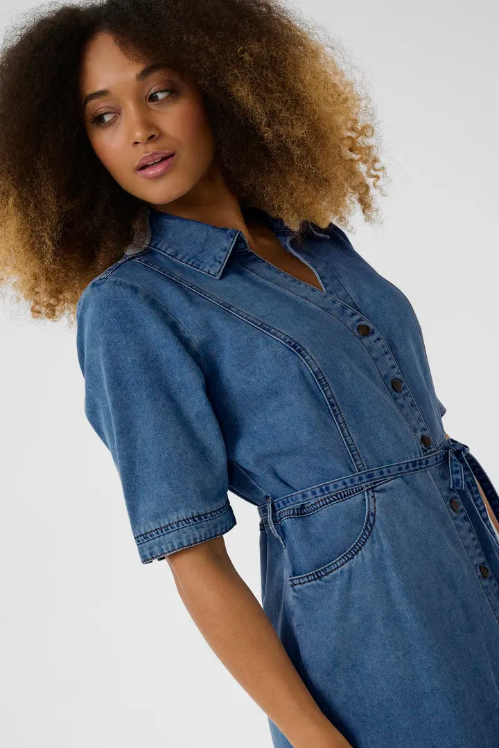 Robe en denim ultra féminine Estelle