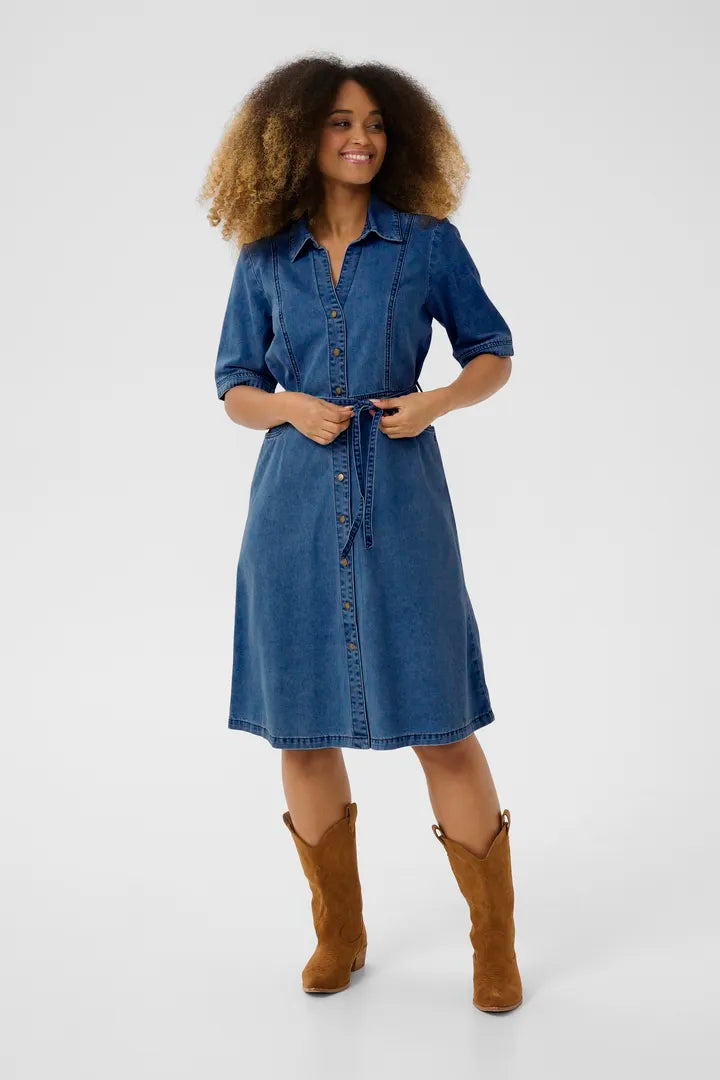 Robe en denim ultra féminine Estelle