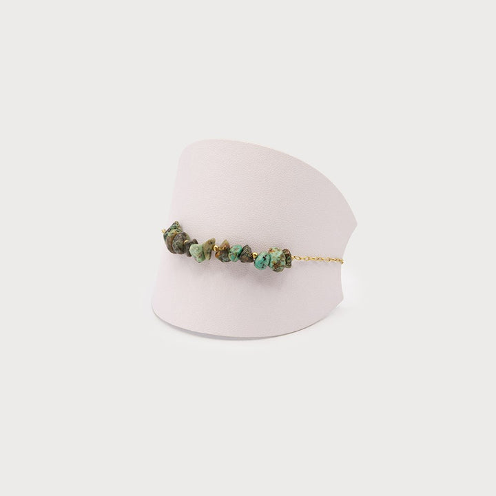 Bracelet à pierre naturelle - Acier inoxydable