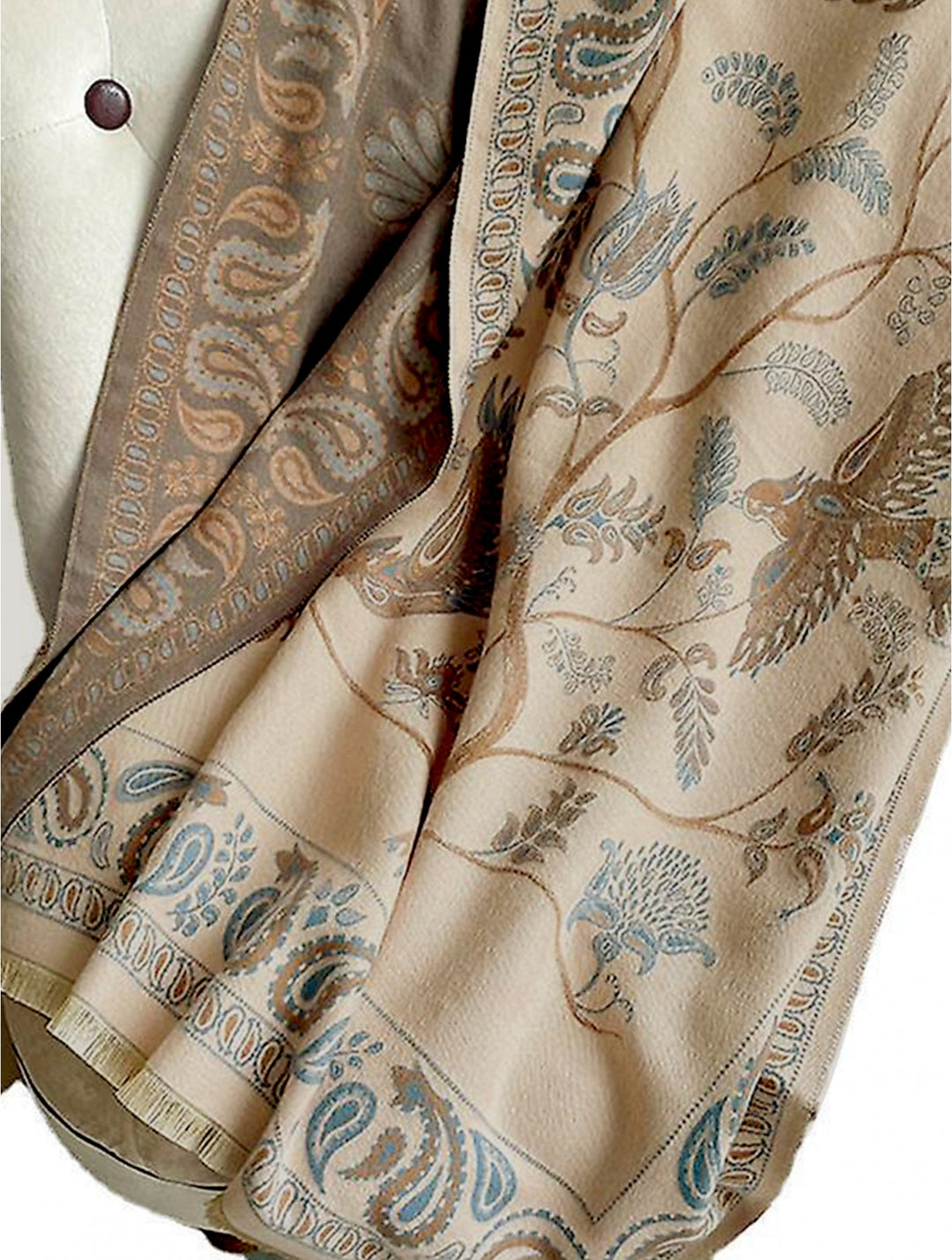 Écharpe couverture à motif