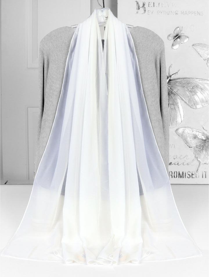 Foulard en chiffon uni léger – Fluide et élégant