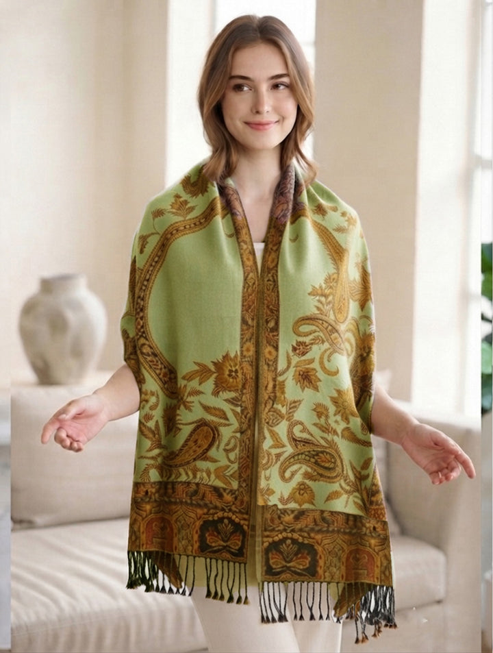 Grand foulard à motifs - Matière respirante