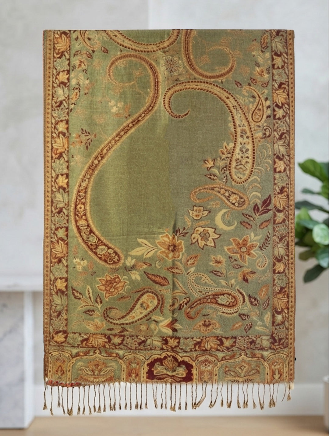 Grand foulard à motifs - Matière respirante