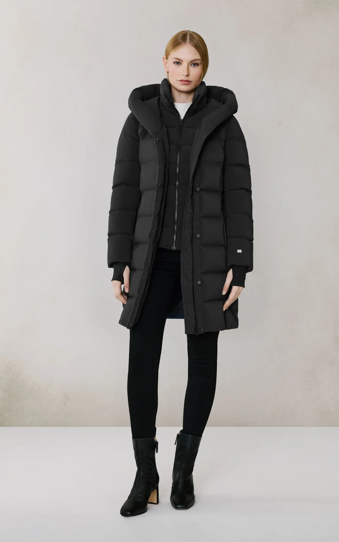Manteau en duvet Sonny - Matelassé à capuche protectrice