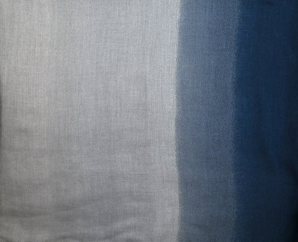 Écharpe dégradée en viscose et laine - Foulard enveloppant