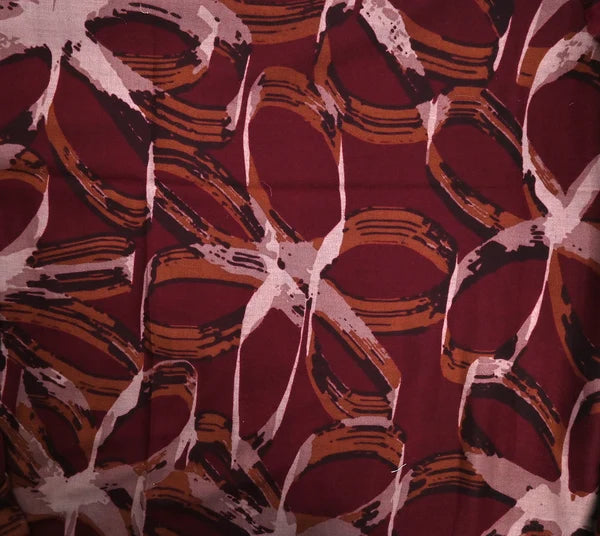 Écharpe à motif floral - En viscose et laine