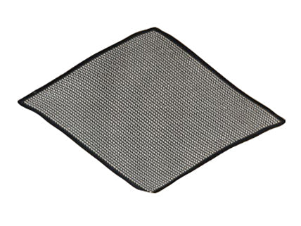 Foulard carré plissé motif géométrique V - Accessoire polyvalent