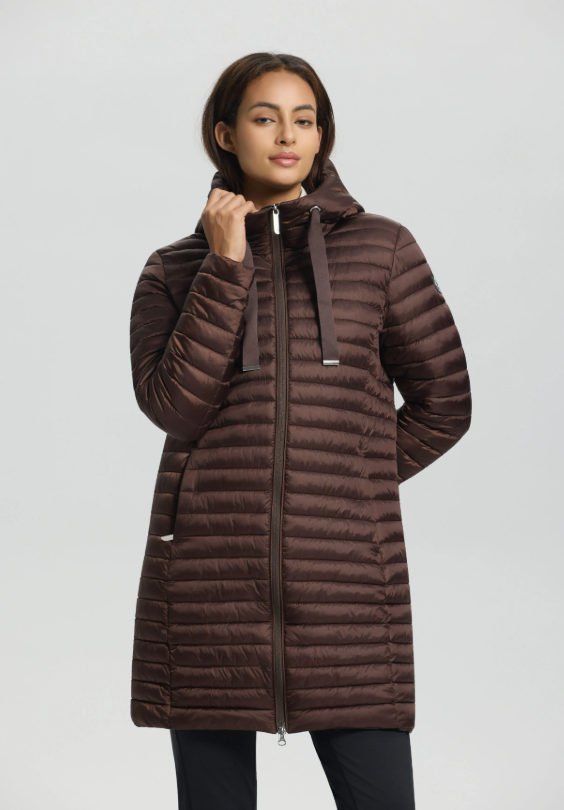 Manteau doudoune café Hietois