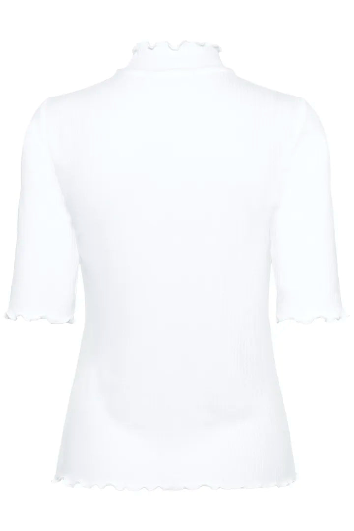 T-shirt avec rebords ondulés Ribba