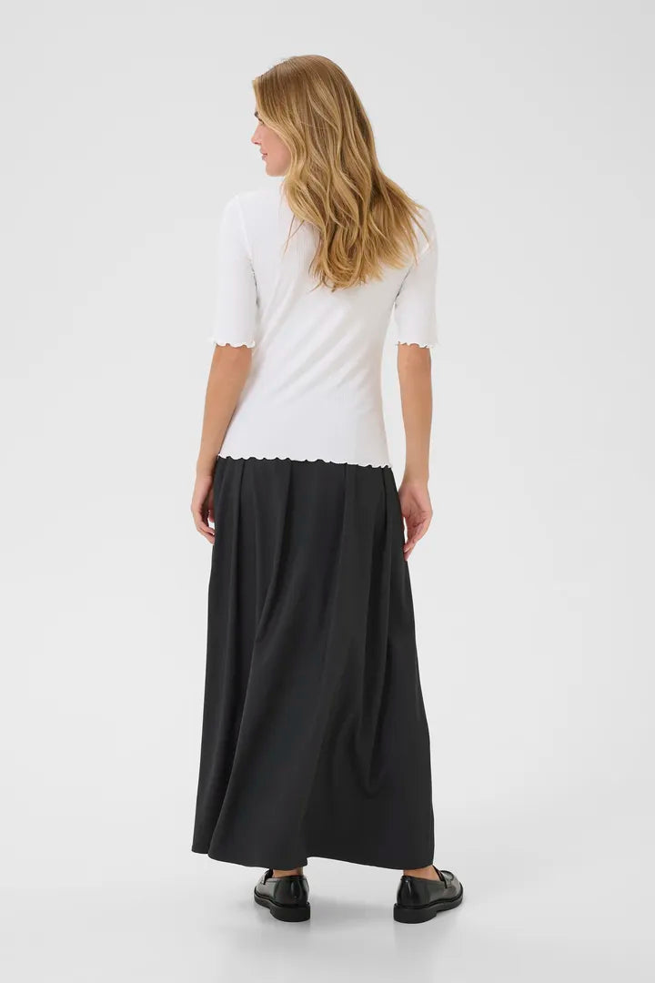 T-shirt avec rebords ondulés Ribba