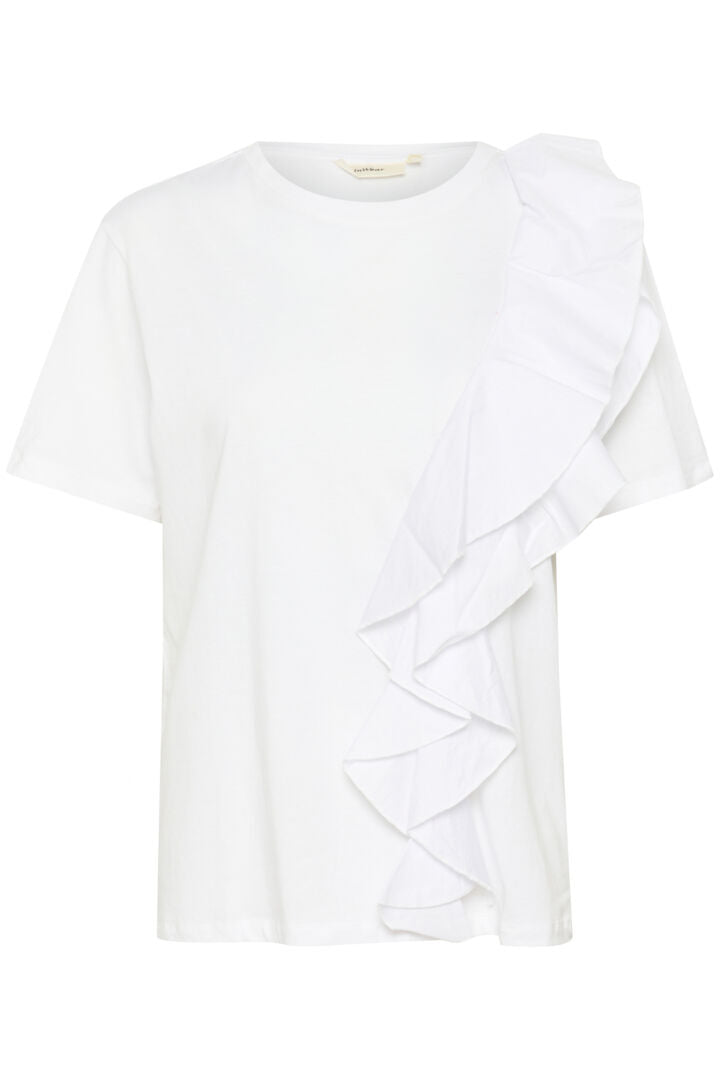 T-shirt avec volants sur le côté Ayana