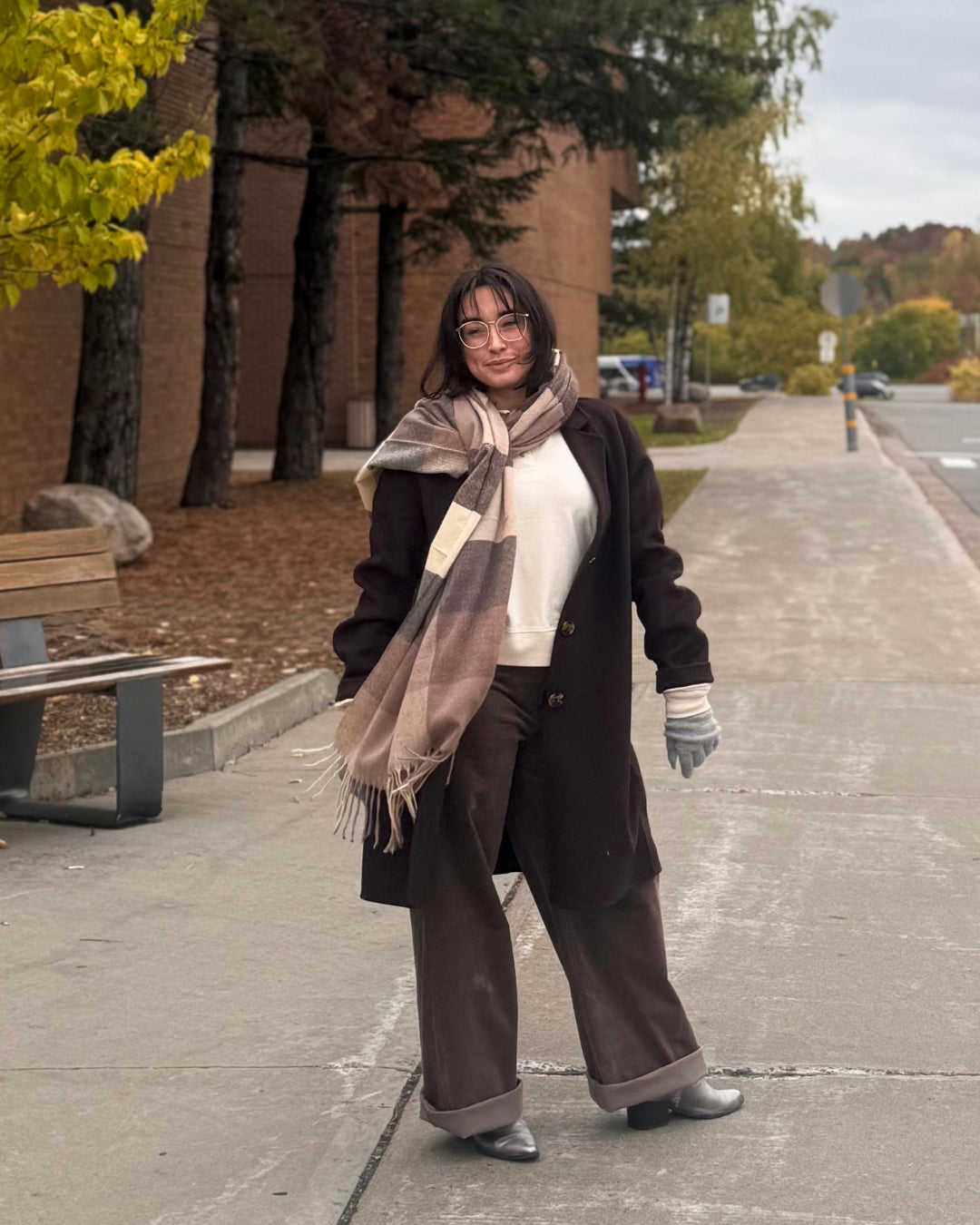 Pantalon en velours côtelé Ninnen