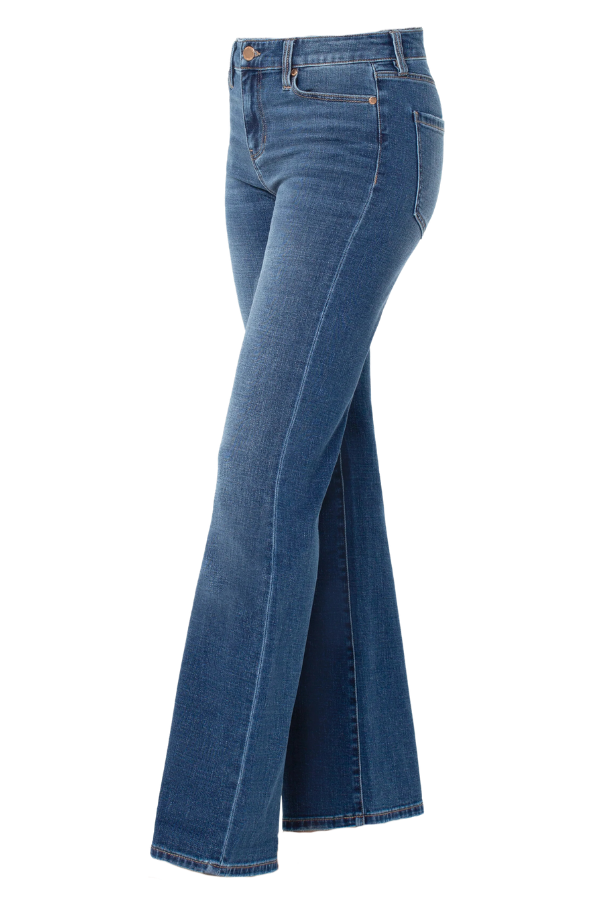 Jeans à coupe bootcut Lucy - En denim et taille mi-haute sculptante
