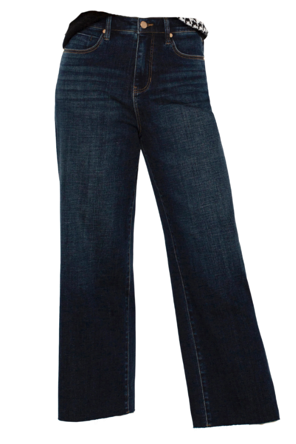 Jeans à jambes évasées - Denim extensible en lyocell
