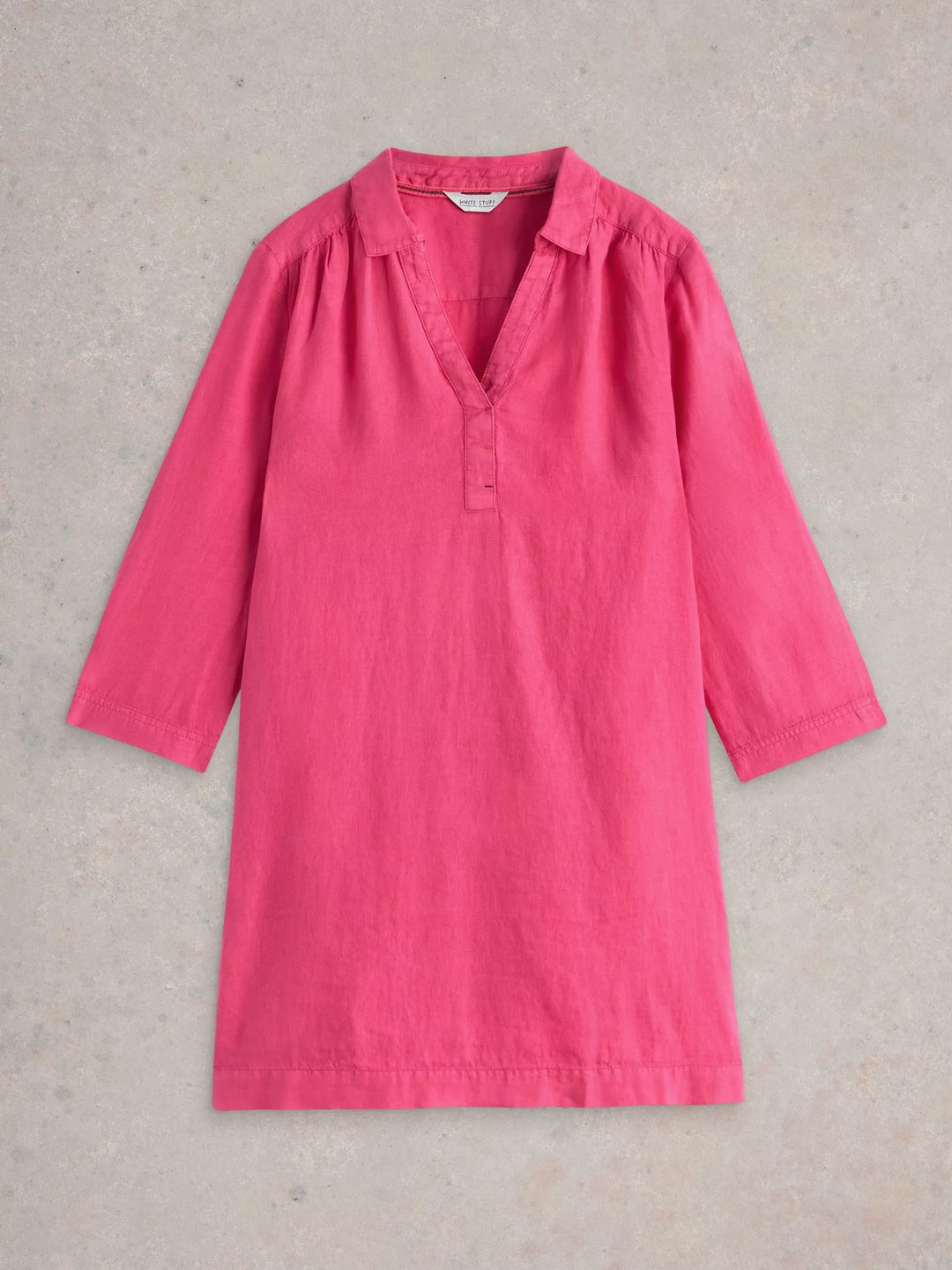 Tunique en lin cintrée au niveau du bassin Blake