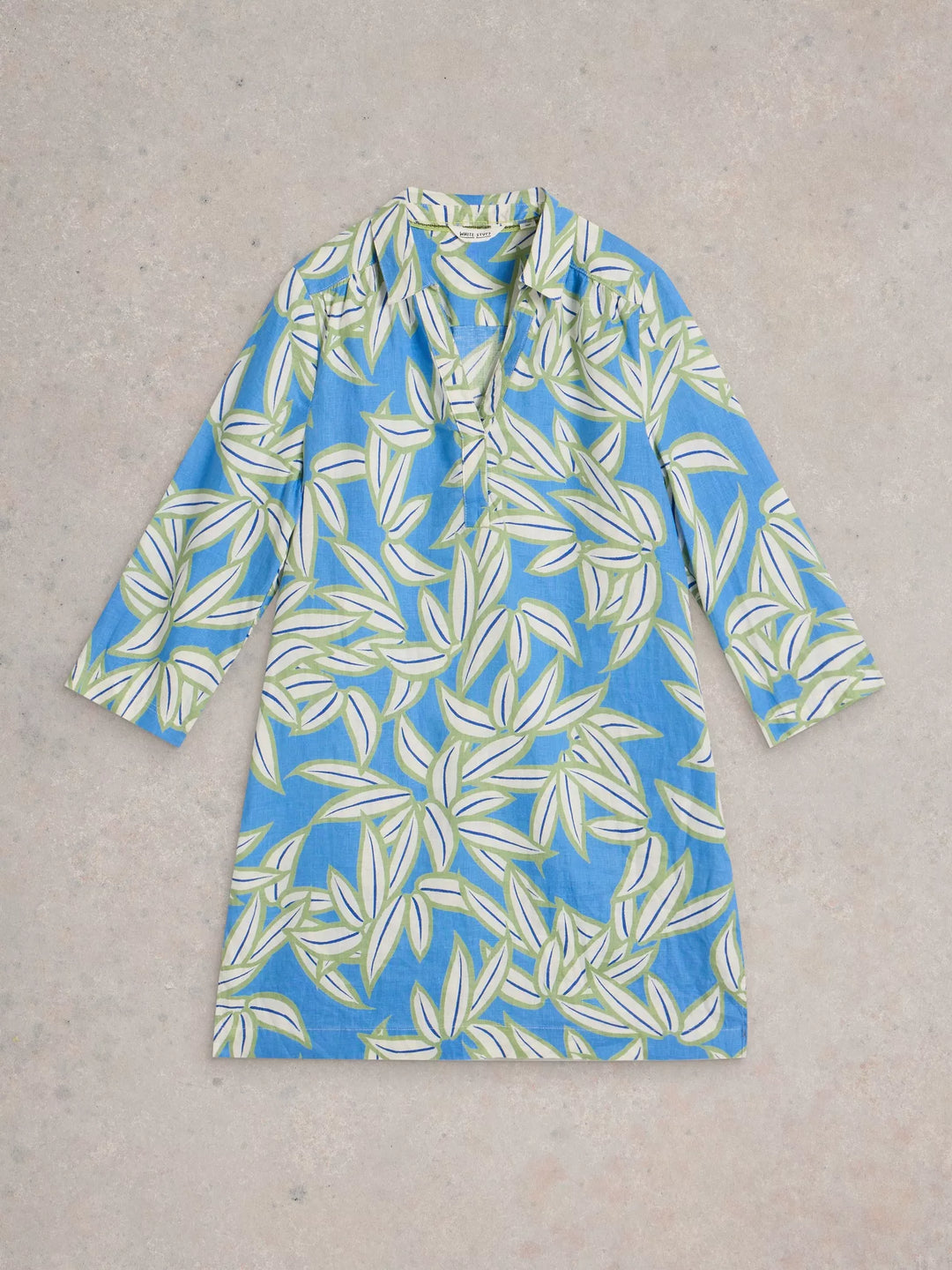 Tunique en lin cintrée au niveau du bassin Blake