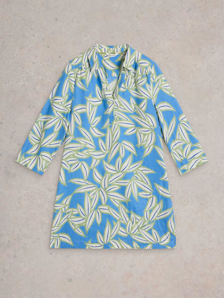 Tunique en lin cintrée au niveau du bassin Blake