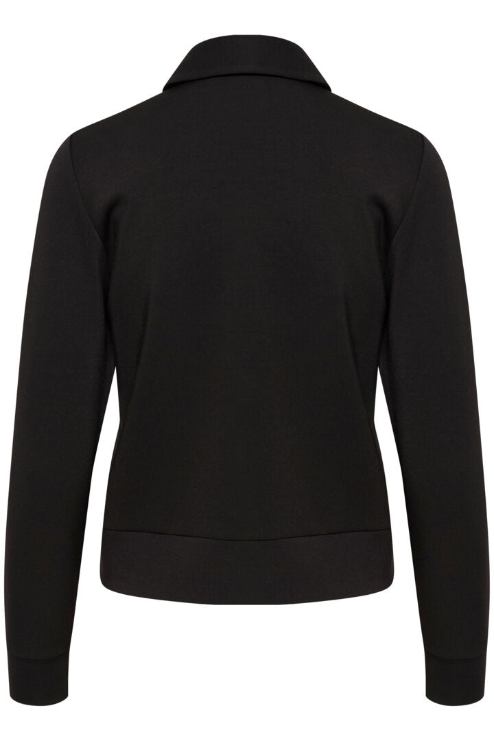 Veste avec fermeture éclair et anneau rond