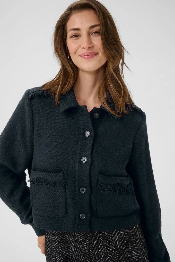 Veste tissée en chevrons Bayu