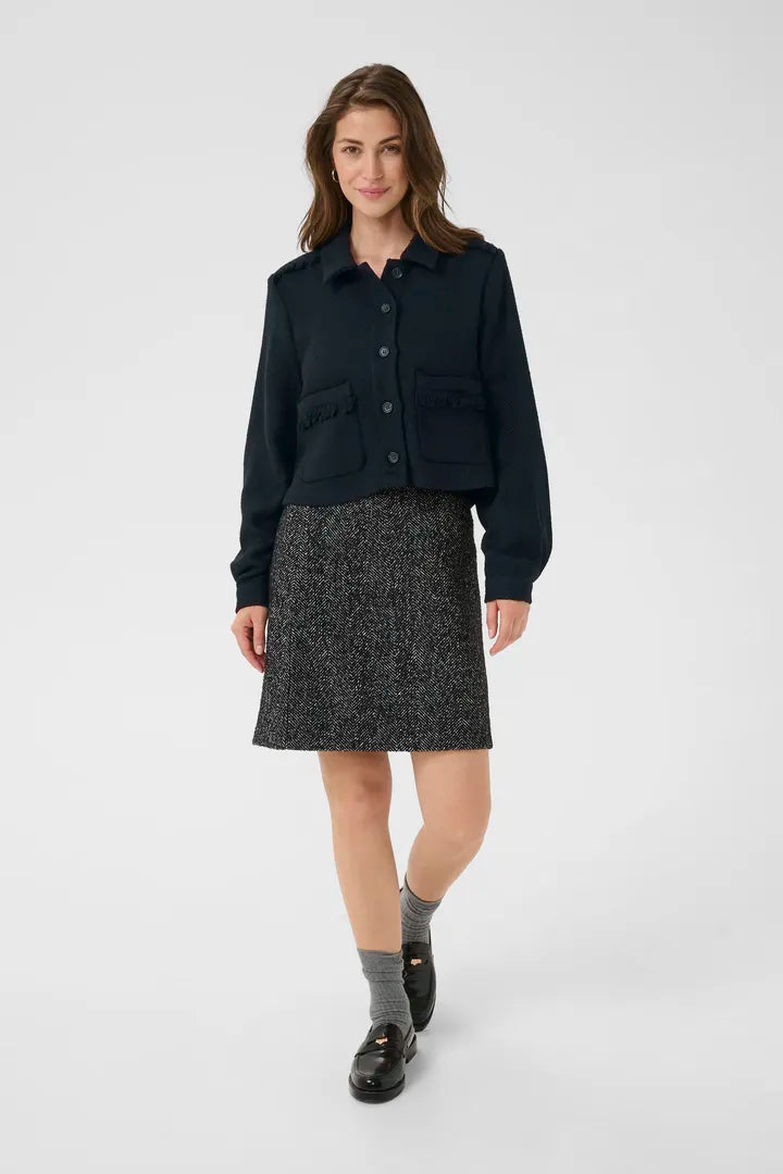 Veste tissée en chevrons Bayu