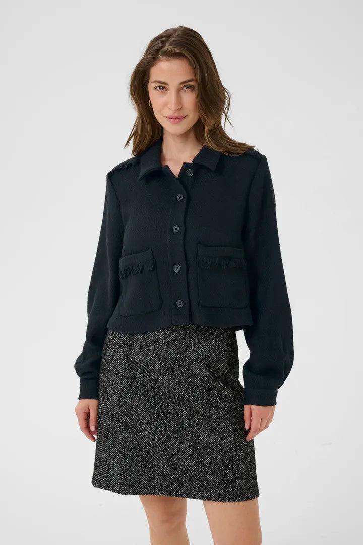 Veste tissée en chevrons Bayu