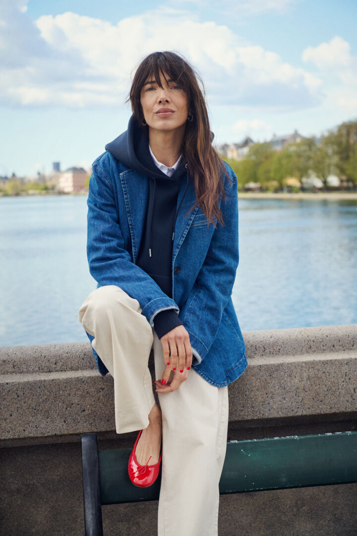 Veston en denim Noor