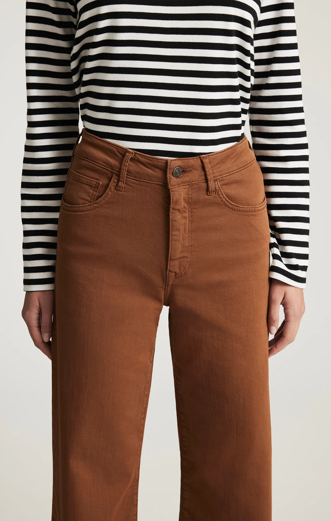 Jeans droit à jambe large