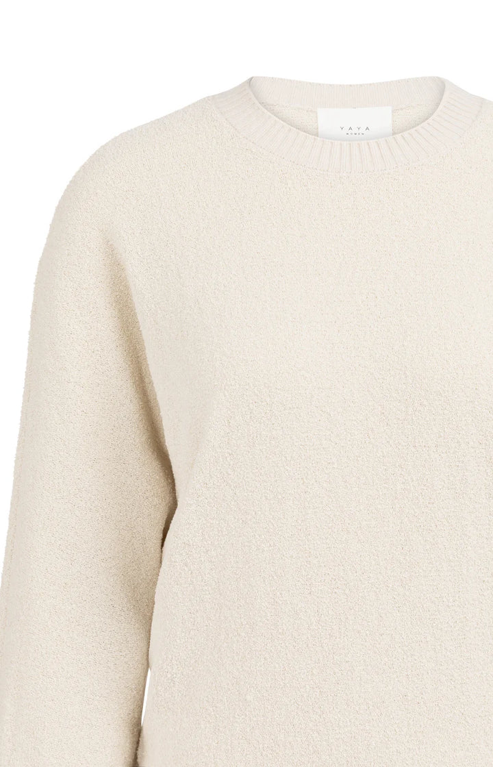 Pull en maille manches chauve-souris - Coupe ample