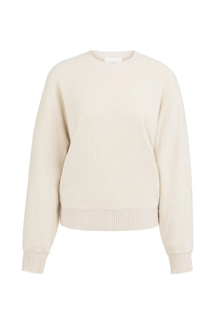 Pull en maille manches chauve-souris - Coupe ample