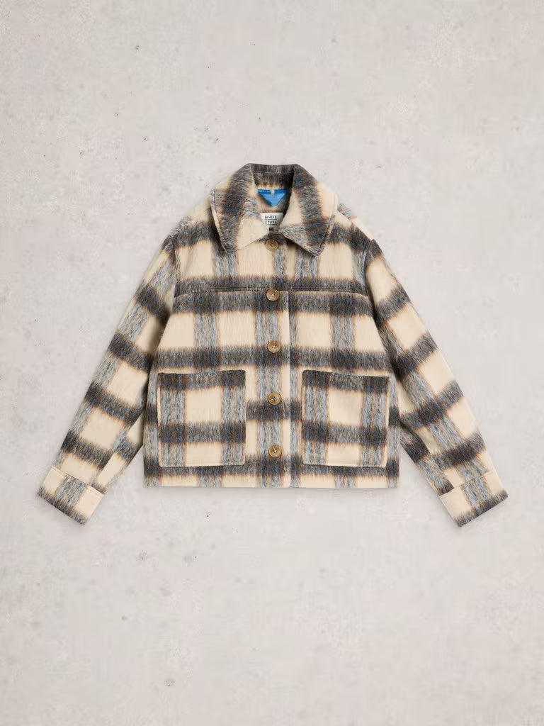 Veste à carreaux moderne