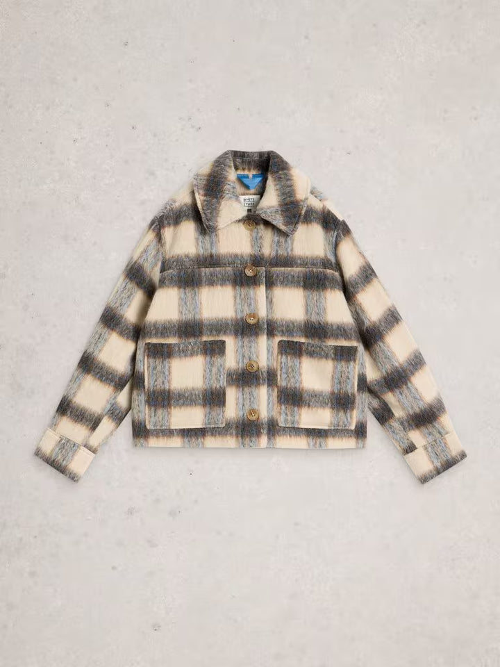 Veste à carreaux moderne