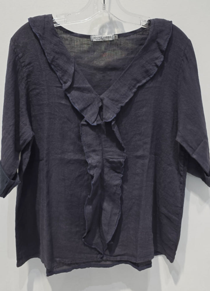 Blouse à volants Juliet – Manches 3/4