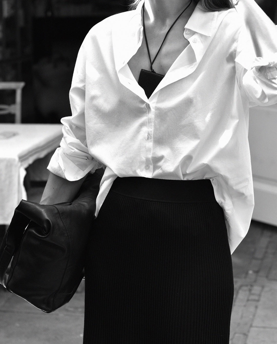 Sac en cuir avec fermeture