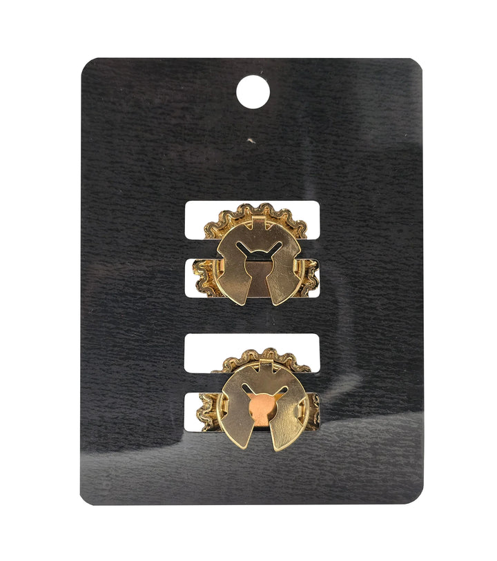 Duo couvre-boutons pour chemise et veste - Accessoire amovible motif nœud et perles