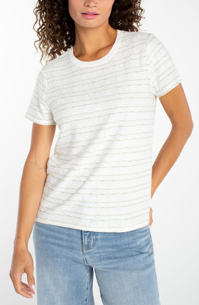 T-shirt en tricot raffiné - Un haut essentiel